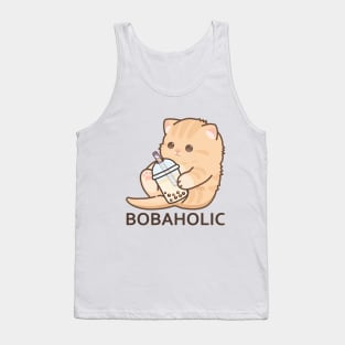 Bobaholic Baby Kitten! Tank Top